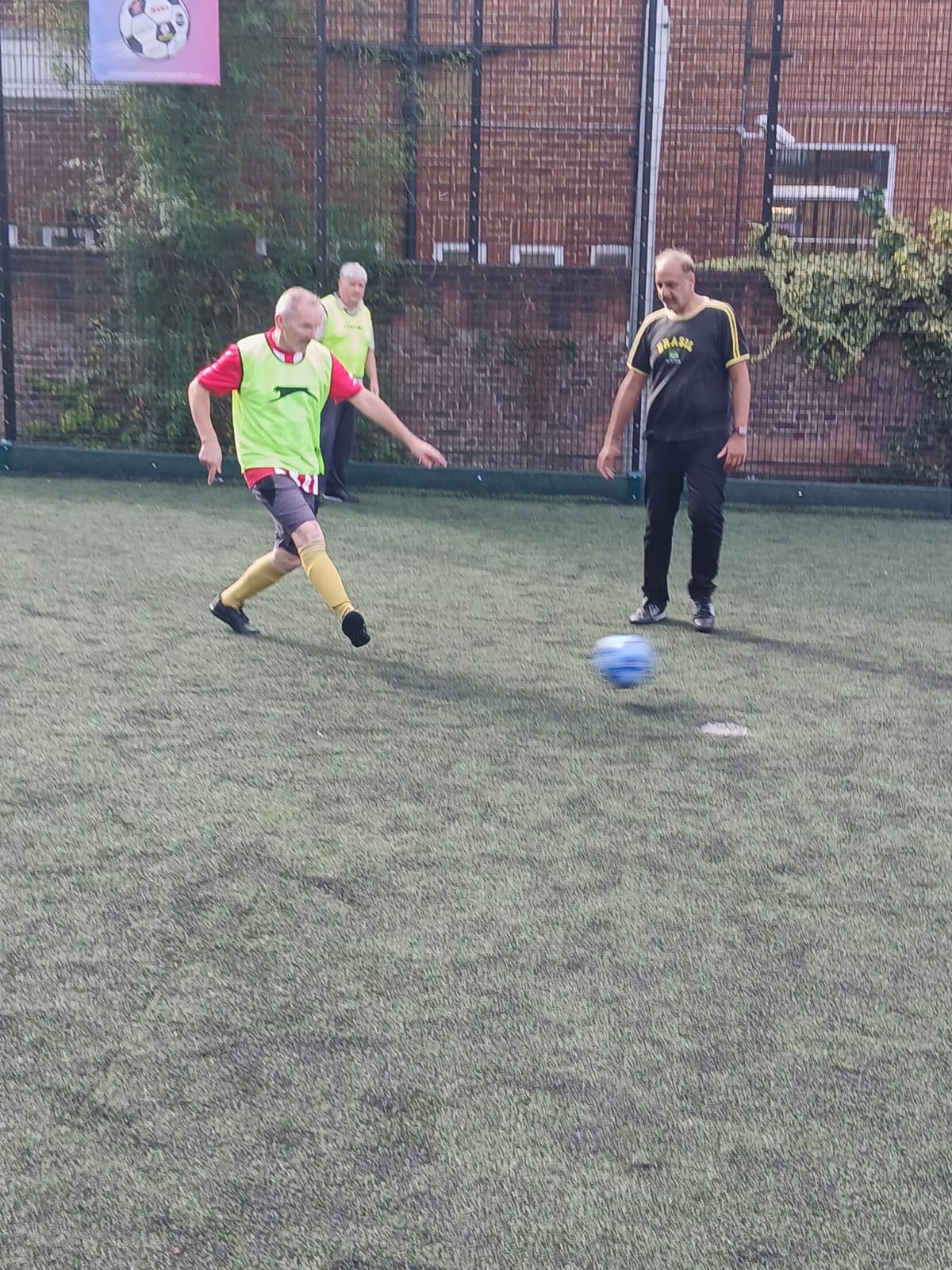 Walking football cancer support session in action at Marlborough Sports Garden